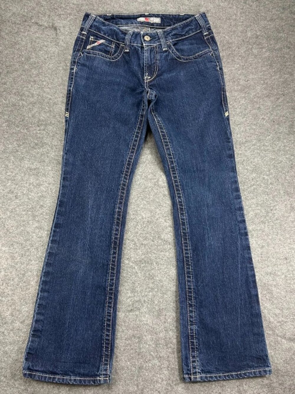 Ariat FR Fire-Resistant Jeans Womens 28x32 Bootcut Denim Mid-Rise Dark Wash Work